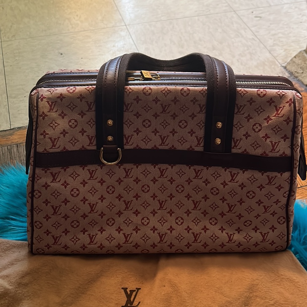 SOLD-Very good condition Louis Vuitton GM Josephine Bordeaux Monogram Minilin - Picture 15 of 17